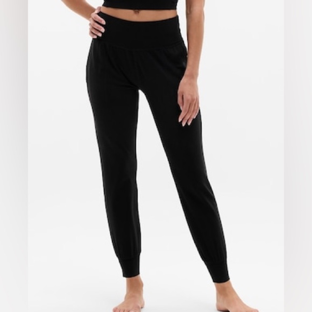 Athleta Black Track Pants Joggers